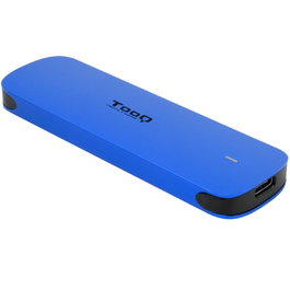 Tooq Caja Externa M.2 NVMe USB 3.1 Gen2 Aluminio Azul